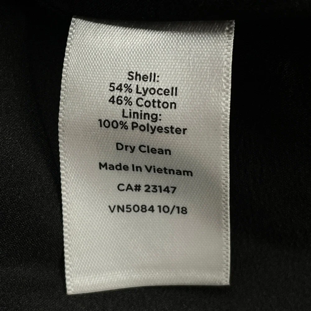 Talbots Womens 16 16W Black Pink Floral Canvas‎ Pencil Skirt Wedding Guest Work